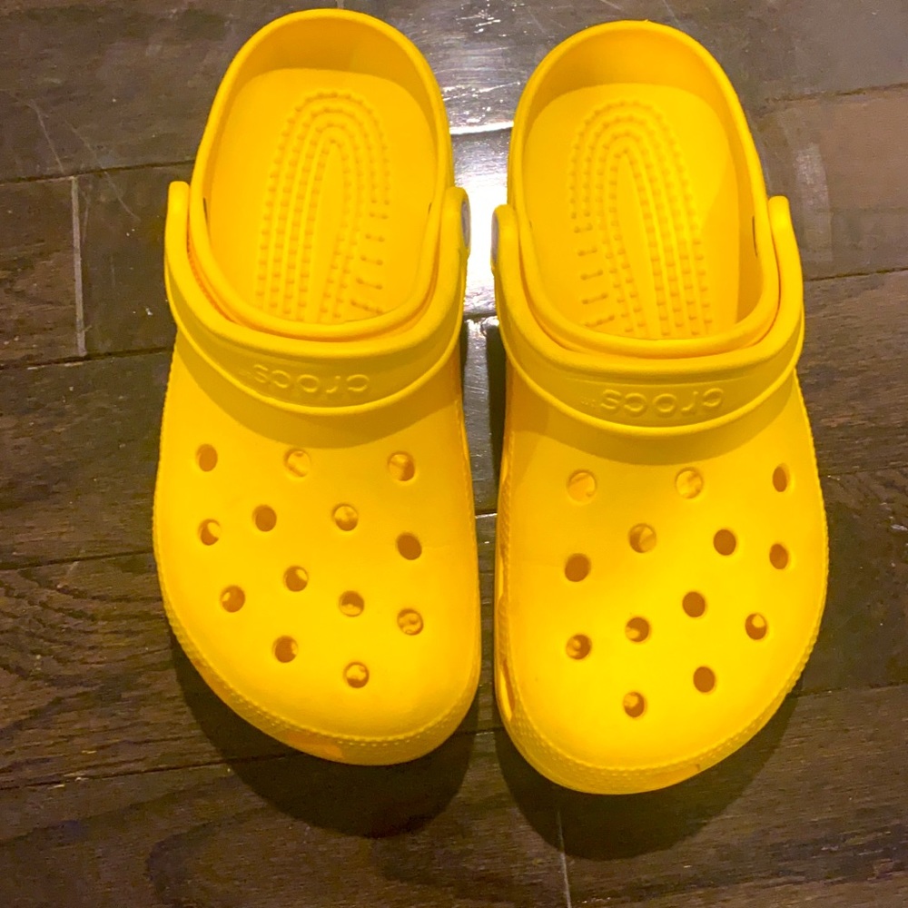 Yellow Crocs